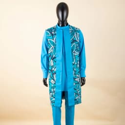 African Traditional Clothing for Men Print Coats Dashiki Shirts and Ankara Pants 3 Piece Set Tribal Outfits Plus Size A2016034