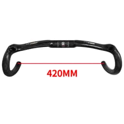 Full Carbon Fiber Bicycle Handlebar, Ultra Light And Durable Bicycle Cycle Handlebar With 15.75/16.54/17.32inch Inner Cable Rout
