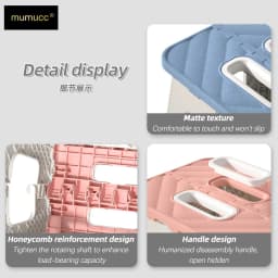 MUMUCC Plastic Thickened Folding Chair, Portable Outdoor Camping Chair, Beach Folding Chair, Family Children's Chair
