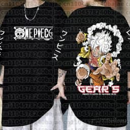 One Piece Monkey D Luffy Anime T Shirt Men Women Summer Cotton Short Sleeve Tee Cartoon Print Streetwear Casual Graphic Top 2026