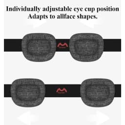 3D Sleeping Eye Mask Block Out Light Sleep Mask for Eyes Slaapmasker Eye Shade Blindfold Sleeping Aid Mask Eyepatch Adjustable