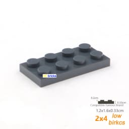 120pcs Bulk Building Blocks Thin Figure Bricks 2x4 Dots Educational Creative Size Compatible With 3020 Plastic Toys for Children