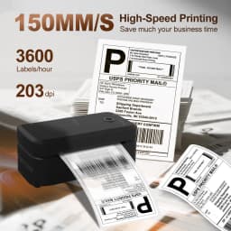 Marklife X4 Thermal Label Printer Portable Printer for 4x6 Mailing Packages Printing Bluetooth Automatic Label Recognition 2026