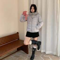 Retro New Polka Dot Long-sleeved Hooded Cotton Jacket Women's Winter Versatile New Thickened Warm Down Cotton Versatile Jacket