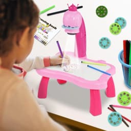 children led projector drawing table toy painting set table educational board learning tools painting toys for children