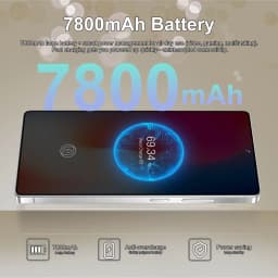 K-Touch 5G Smartphone For S26 Ultra 7.3inch Full Display Cell Phone 7800mAh Battery Mobile Phones 48MP Camera 22GB+2TB Face ID Unlocked 5G Dual SIM Android 15 CellPhones with FM Radio GPS