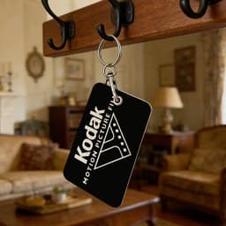 K-Kodak Camera Brand Badge Holder Keychain For Bank Business Work Card Holder Student Card Protective Case Bus Card