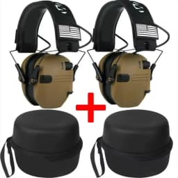 Shooting Hunting Electronic Earmuffs Active Noise Cancelling Protect Hearing Tactical Headset NRR22 EMI Filtering Sound Amplify
