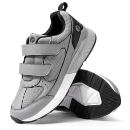 FitVille Wide Walking Shoes Hook Loop Orthopedic Man Casual Sneakers for Swollen Feet Neuropathy Comfort Sport Shoes for Men