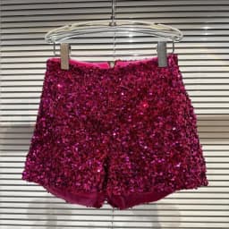 Autumn Winter New Gorgeous Bead Flake Flower Embroidered Velvet Shorts Women's Fashion Chic Pearl Edge Black Shorts Boots Female