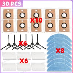 Fit For ( iLife V9 / V9 Pro / G9 / G9 Pro / A12 Pro ) Vacuum Parts Filter Side Brush Mop Cloth Dust Bag Replacement Accessories