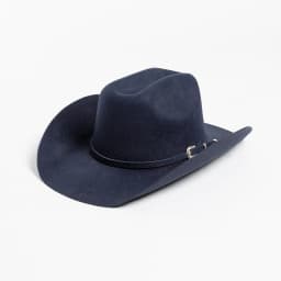 USPOP 100% Wool Felt Cowboy Hat with Belt Buckle 4 Sizes Wide Brim Jazz Hat Autumn Winter Fedoras