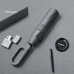 Fully Automatic Umbrella for Men And Women with Ring Buckle Design Large Rib Strong Sunshade Double Umbrella Folding Compact