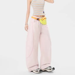 New Spring Autumn Windproof Water-Repellent Wide-Leg Slim Scimitar Pants For Men Women Quick-Drying Workwear Hiking Pants