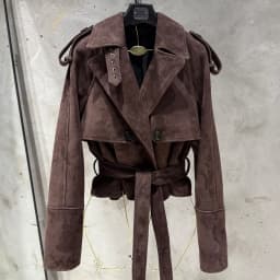 Women Casul Leather Jackets Short Windbreak Design Genuine Grained Sheep Leather Coats Lady