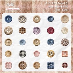 50pcs Kawaii Stationery Stickers button Junk Journal Planner Decorative Sticker Scrapbooking