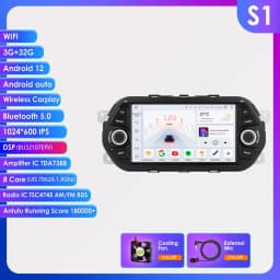 2din Carplay Android Car Radio For FIAT TIPO EGEA 2015-2017 Multimedia Video Player Navigation stereo GPS Octa Core 7862