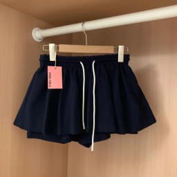 Unique Design High Waist A-Line Skirt Women's Thin Fashionable Puffy Skirt Sporty Feel Short Skirt Breathable Polyester