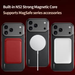Magnetic Leather for Magsafe Case for iPhone 18 17 Pro Max Air 17Pro 18Pro Ring Luxury Lens Protection Holder Phone Back Cover