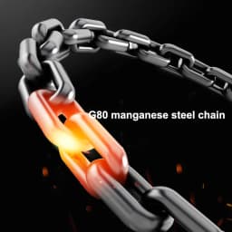 8mm Alloy and Iron Welded Transport Chain with Galvanized Finish 1/2\" Heavy G80 Steel Tow Chain