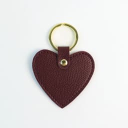 Print name free creative simple gift personalized PU heart-shaped keychain multi-color car keychain bag pendant