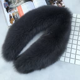 100% Natural Real Fox Fur Collar For Women And Men's Coat Jacket Fur Collar Extra Large Size Neck Warmer Fur Scarf Shawls
