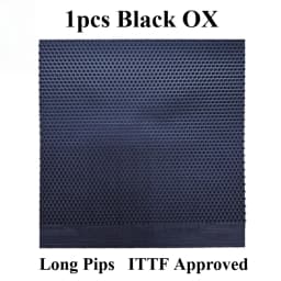 Radak D1 Ultra Soft Table Tennis Rubber Long Pips OX Medium Particles ITTF Approved Ping Pong Rubber Without Sponge for Sinking