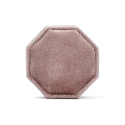 Velvet Ring Box Round Octagonal Ring Box Manufacturers Wholesale Box Proposal Three Rings Box Can Print Logo