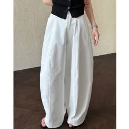 New Arrival 62% Cotton Women Big Wide Leg Pants High Waist Casual Stright Pants Female Women Clothes Trousers