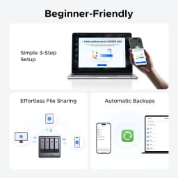 PrivateCloud DXP4800 Four-Bay NAS Home Network Storage Host Server Personal Cloud Drive AI Photo Album File Synchronisation N100
