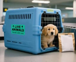 Remarkable Live Animals Please Handle with Care Stickers,2 X 3 Inch Fluorescent Fragile Shipping Label Stickers for Shipping and