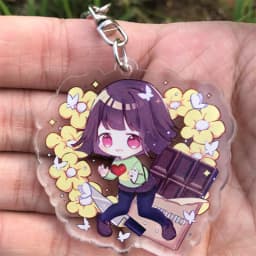 Anime Cosplay Accessories Undertale Sans Flowey Papyrus Asriel Keychain Game Key Chain Pendant Cartoon Badge Christmas Gifts