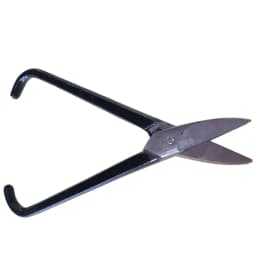 British Blue & Black Handle Jewelry Shears - Flat Stainless Steel Cutting Pliers for Gold & Silver Crafting (Sizes 7# & 8#)