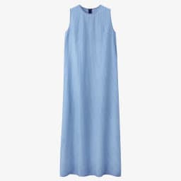AS SS26 Lyocell light Denim pinstripe wrap shirt + dress matching set fashionable vitality women's outfit
