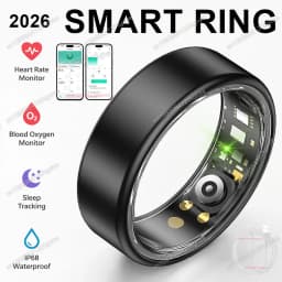 2026 New Smart Ring Heart Rate Blood Pressure Sleep Monitor Motion Tracker IP68 Waterproof Men Women Smart Ring Holiday Gift R10