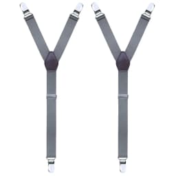 1 Pair Men Shirt Stay Adjustable Shirts Holder Y Shape Leg Thigh Suspender with Non-slip Locking Clips Men Tucker Garters Strap