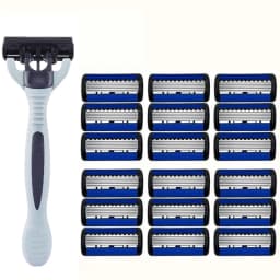Razor Classic 6 Layer Safety Razor for Mens Shaving&Womens Hair Removal Shaving Blades Manual Shaver