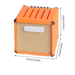 Guitar Pick Case Amp Speaker Guitar Pick Holder Portable Large-Capacity 3D Printed Box Case For Musicians Bass Players Birthday