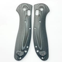 1pair G10 Composite Blade Handle Patch for BM 550 / 551 Knife With Support Shaft Screw Knife Patch Material DIY Accessories