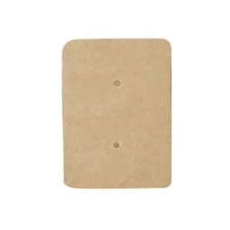 50Pcs/lot Jewelry Earring Ear Studs Hanging Holder Display Hang Paper Cardboard Cards Kraft Paper Package For Party 2.5*3.5cm