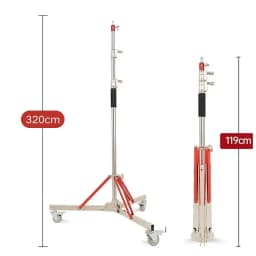 2.8x2/3M Universal Telescopic Crossbar Photo Background Support System Adjust Stand Photography Photo Studio Boom Super Racks