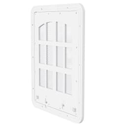 Large Dog Screen Door Flap Opening Dog Door for Screen Door with 4 Entry Ways Self-Closing Pet Screen Door for Dogs Cats