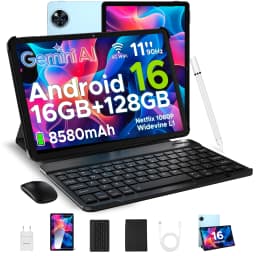 DOOGEE U11 Tablet 11" Ultra-clear 90Hz Display 16GB 128GB 8580mAh Battery Unisoc T7200 Dual Speaker Widevine L1 Android 16 Pad