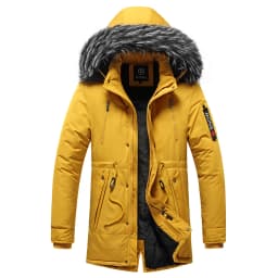 Long Winter Jacket Men Warm Wool Liner Man Jackets Coats Outwear Snow Windbreaker Male Parka Overcoats Fur Collar Hooded Men New