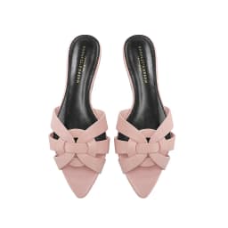 2025 Sexy Pointed Cowhide Flat Sandals, Easily Light Up Your Summer Shoe Cabinet, Suitable for Summer Dates and Office Work