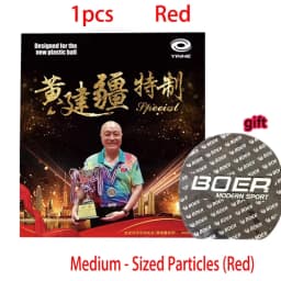 YINHE Cured Long Pips Table Tennis Rubber OX Huang Jianjiang VVIP Medium Pips Ping Pong Rubber ITTF Approved for Competition