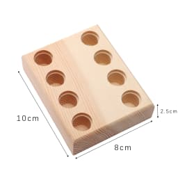 1PC Handmade Solid Wood Pliers Organizer Convenient Storage for Jewelry-Making Tools Keeps Workspace Orderly and Efficient