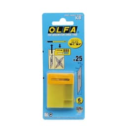 OLFA KB Spare Blades for Penknife 25PCS 6mm Carving Blade Art Knife Parts Craft Tools Applicable To AK-1 AK-4 LTD-09 Cutter