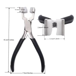 Bracelet Bending Forming Pliers with Nylon Jaw Accessories, Wire Delicate Craft Tools, Jewelry Making Supplies