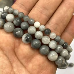 Natural Stone Amethyst Green Jade Agate Rose Quartz Apatite Turquoise Round Bead for Jewelry Make Diy Women Bracelet Accessories